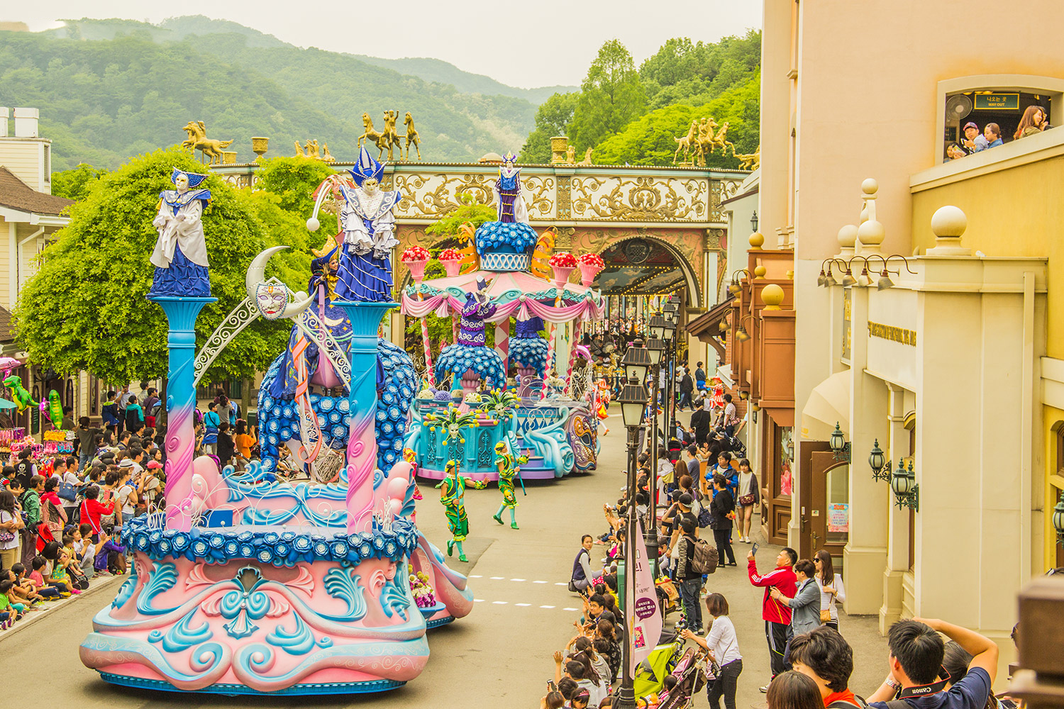 Công viên giải trí Everland ở ngoại ô Seoul