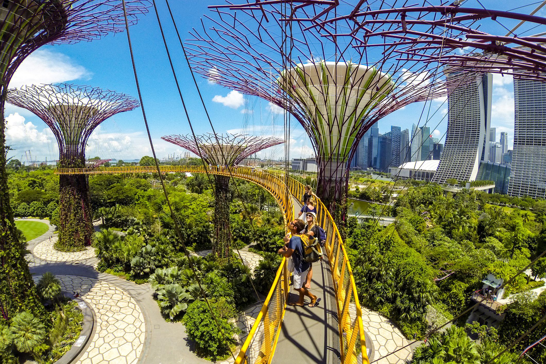 Gardens by the Bay rất rộng lớn